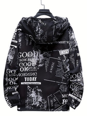 Spring Autumn Mens Casual Reversible Hoodie Jacket Men Clothes