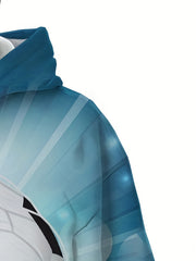 3D Print Football Boy's Casual Hoodie Long Sleeve Hooded Sweatshirt