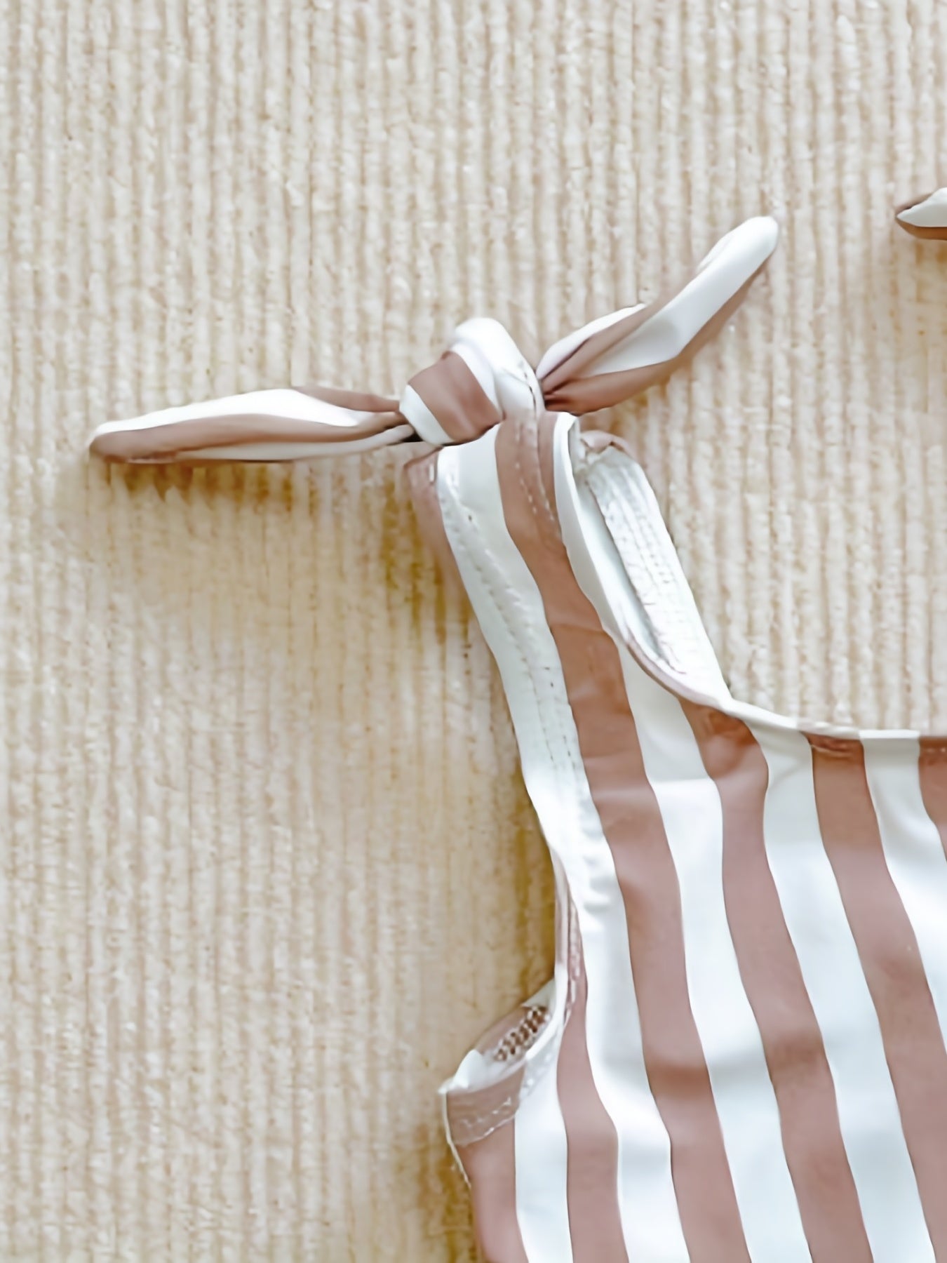 Striped Sleeveless Swimsuit for Girls
