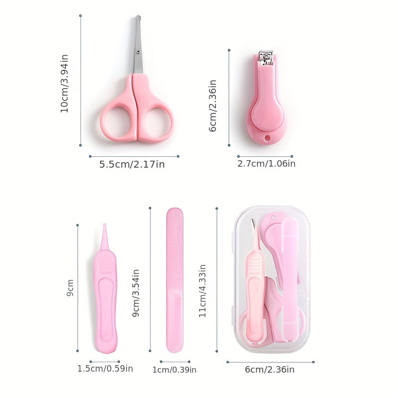 5pcs Baby Nail Clipper Set Baby Manicure Set