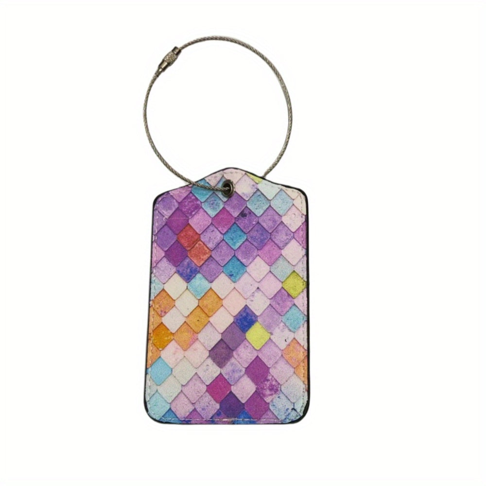 Unique Pattern Luggage Tag - Portable Travel Accessory