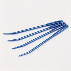 8pcs Colorful Big Eye Yarn Needle Steel Curved Tapestry Needle