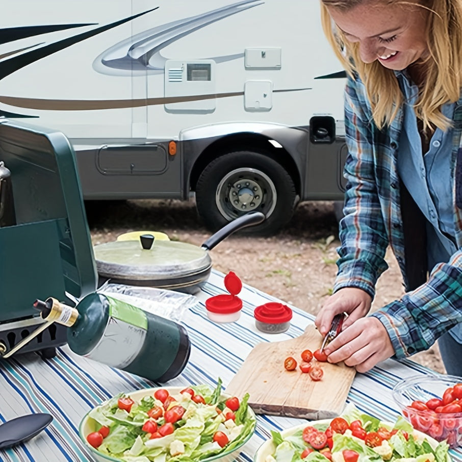 Mini Salt and Pepper Shakers Set for Camping Outdoors