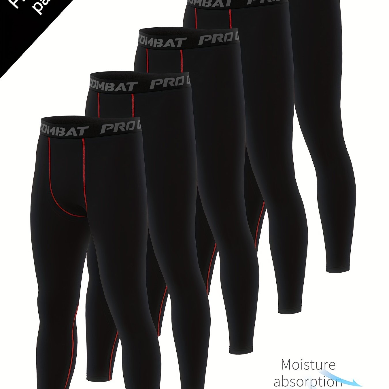 Men's High Stretch Leggings Active Quick Drying Compression Pants