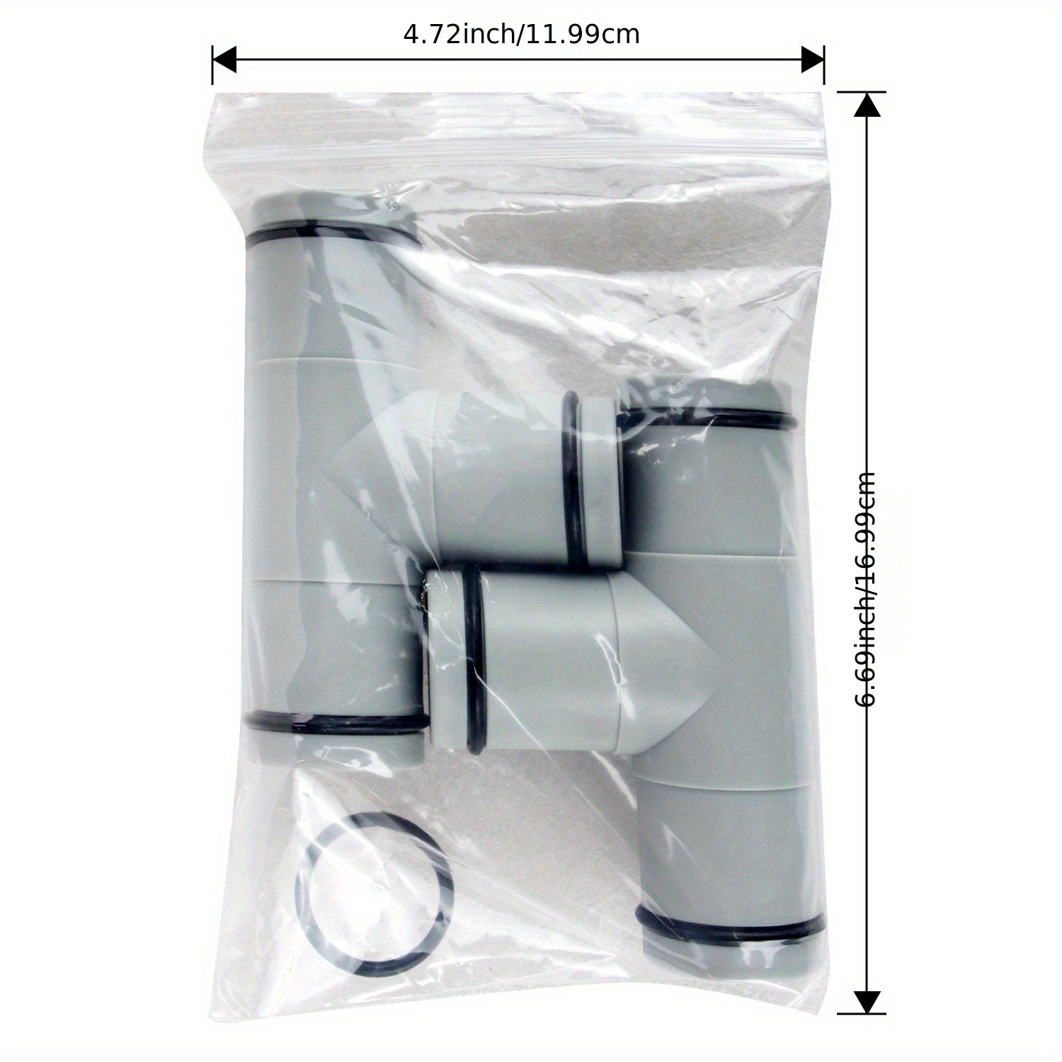 2 Pack 32mm Hose Parts for Inflatable Pool - PP Material Pipe Accessories