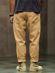 Slim Fit Retro Jeans Mens Casual Street Style Denim Pants
