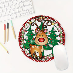 Christmas Gaming Mouse Pad Non Slip Rubber Base Waterproof for Computer Laptop