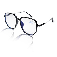 Square Anti Light Glasses Metal Frame