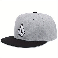 Men's Alphabet Baseball Cap Flat Brim Hat