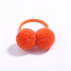 Baby Girls Ball Decor Hair Tie Scrunchies Ponytail Holders