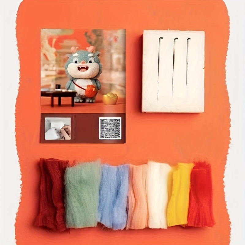 Dragon DIY Wool Felt Kit for Beginners
