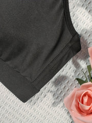 Lace Wireless Bra for Women Cut Out Design