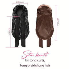 Silk Bonnet For Long Hair For Black Women Curly Hair Locs