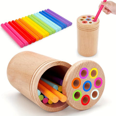 Wooden Balance Sticks for Sorting and Quantity Recognition