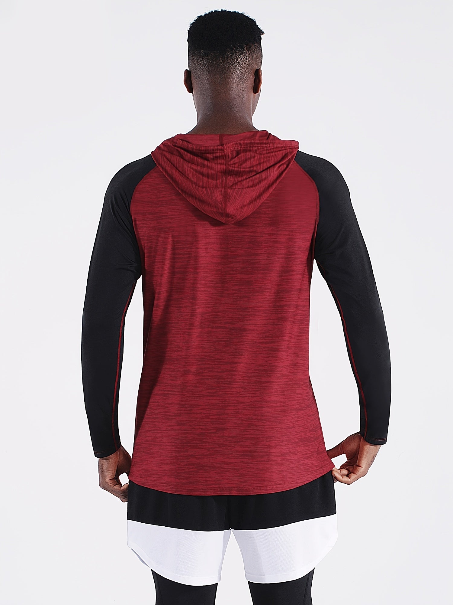 Men's Quick Dry Long Sleeve Hoodie for Training