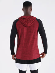 Men's Quick Dry Long Sleeve Hoodie for Training