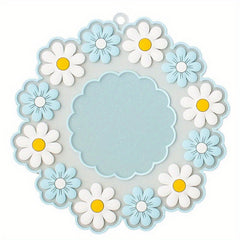 Rubber Placemat Flower Plate Mat Non-slip Coaster Table Mat