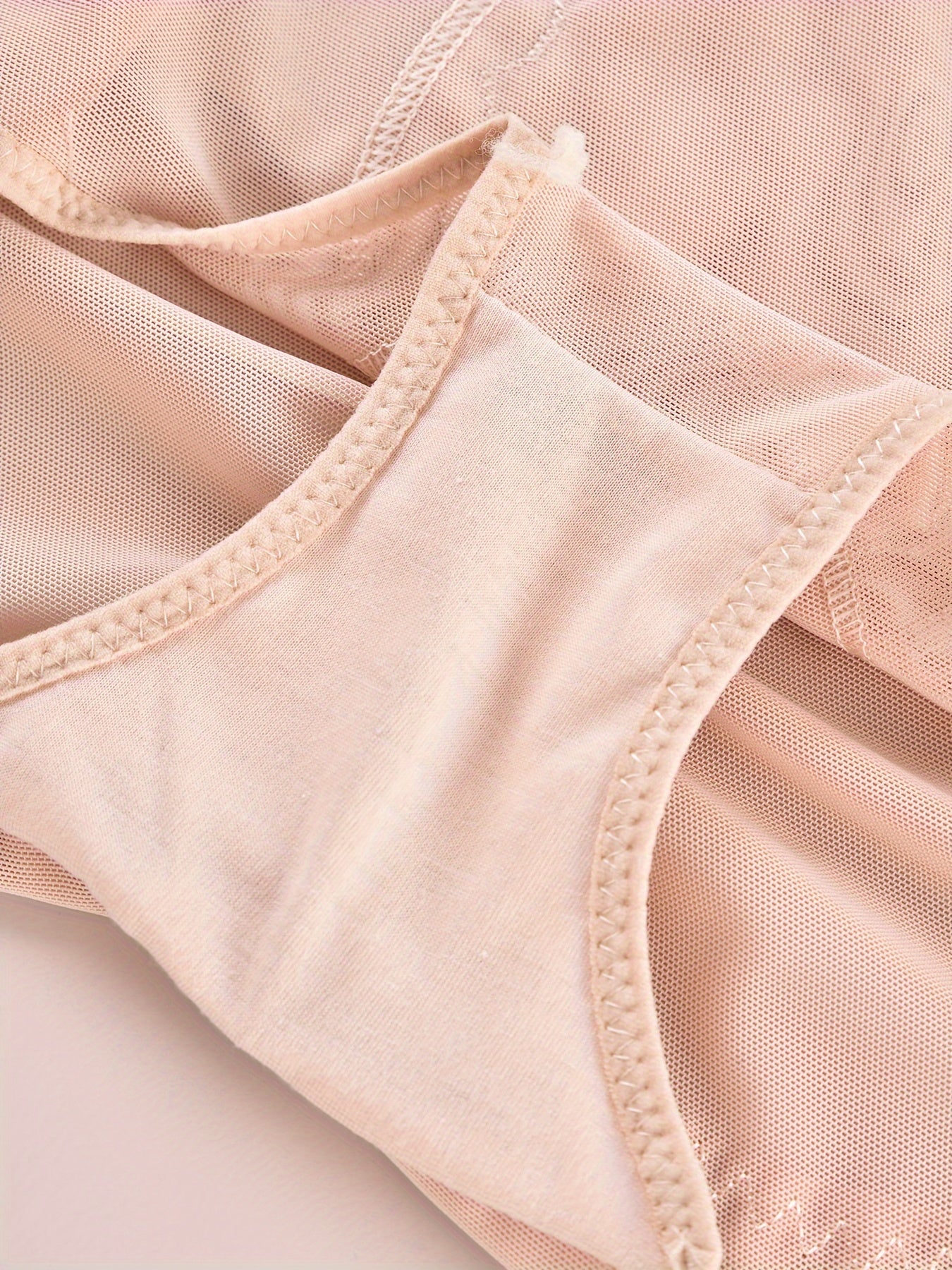 Mesh Stitching Tummy Control Slimming Panties Women's Underwear