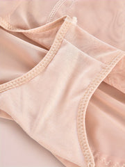 Mesh Stitching Tummy Control Slimming Panties Women's Underwear