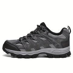 Men's Mesh Lace Up Hiking Sneakers Non Slip Outdoor Shoes