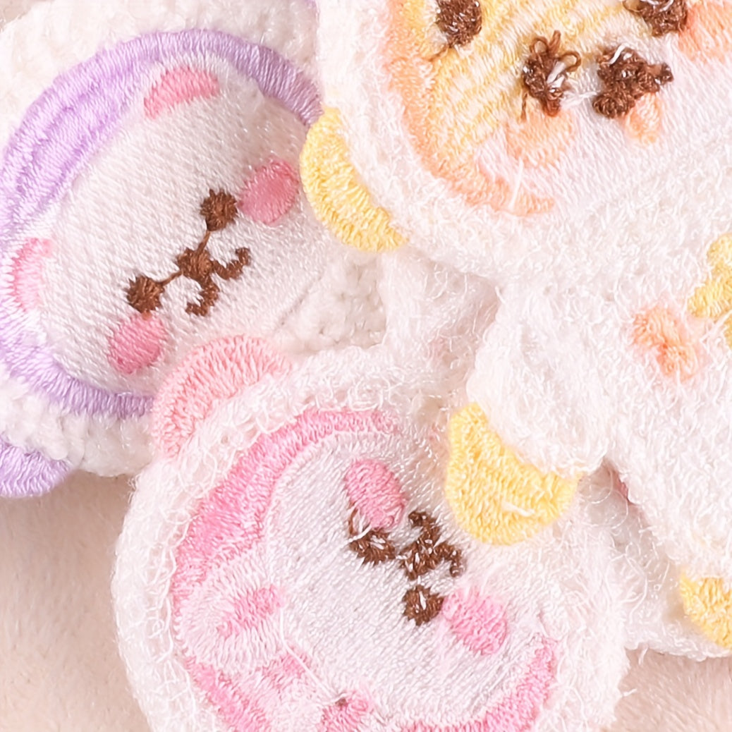 4pcs Space Bear Patches for Girls Clothing DIY Hand Sewing