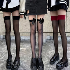 Lace Mesh Sheer Socks Comfy & Breathable Women's Stockings