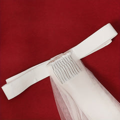 Bridal Headband Veil Photography Accessories Hair Comb