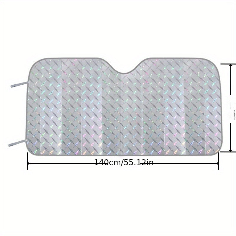 Car Sunshade Front Gear Thickened Laser Sunshade