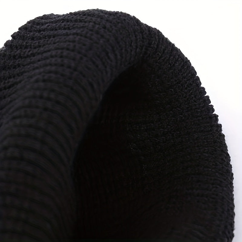 Warm and Windproof 3 Hole Hat for Outdoor Activities