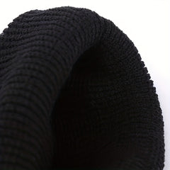 Warm and Windproof 3 Hole Hat for Outdoor Activities