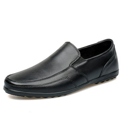 Men's Solid Loafer Shoes Slip On Sneakers for Outdoor Indoor Activities