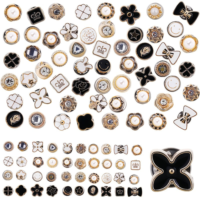 40pcs Anti Exposure Buckle Removable Button for Women Shirts Dresses