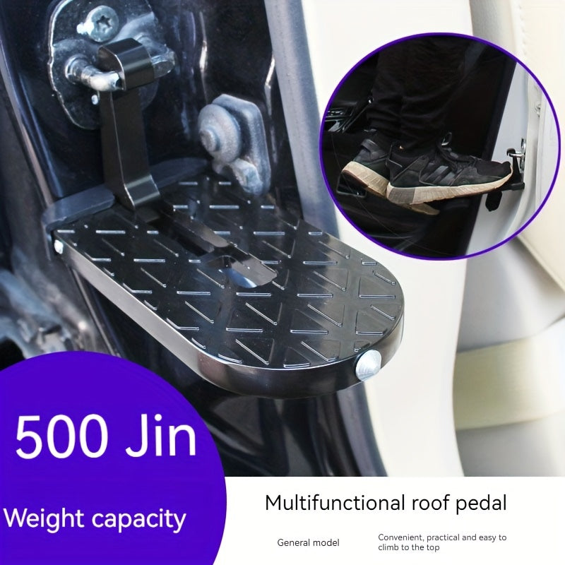 Car Door Step Foldable Roof Rack Glass Breaker Safety Hammer Easy Access