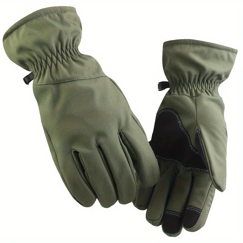 Camouflage Waterproof Touch Screen Gloves for Camping
