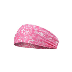 Paisley Pattern Sports Headband Quick Dry Breathable Sweat Wicking