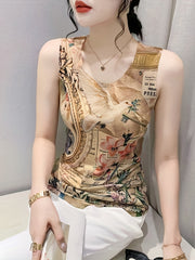 Graphic Print Tank Top for Women