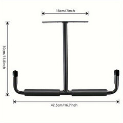 Metal Garage Storage Hook Rack Ceiling Installation Heavy Duty