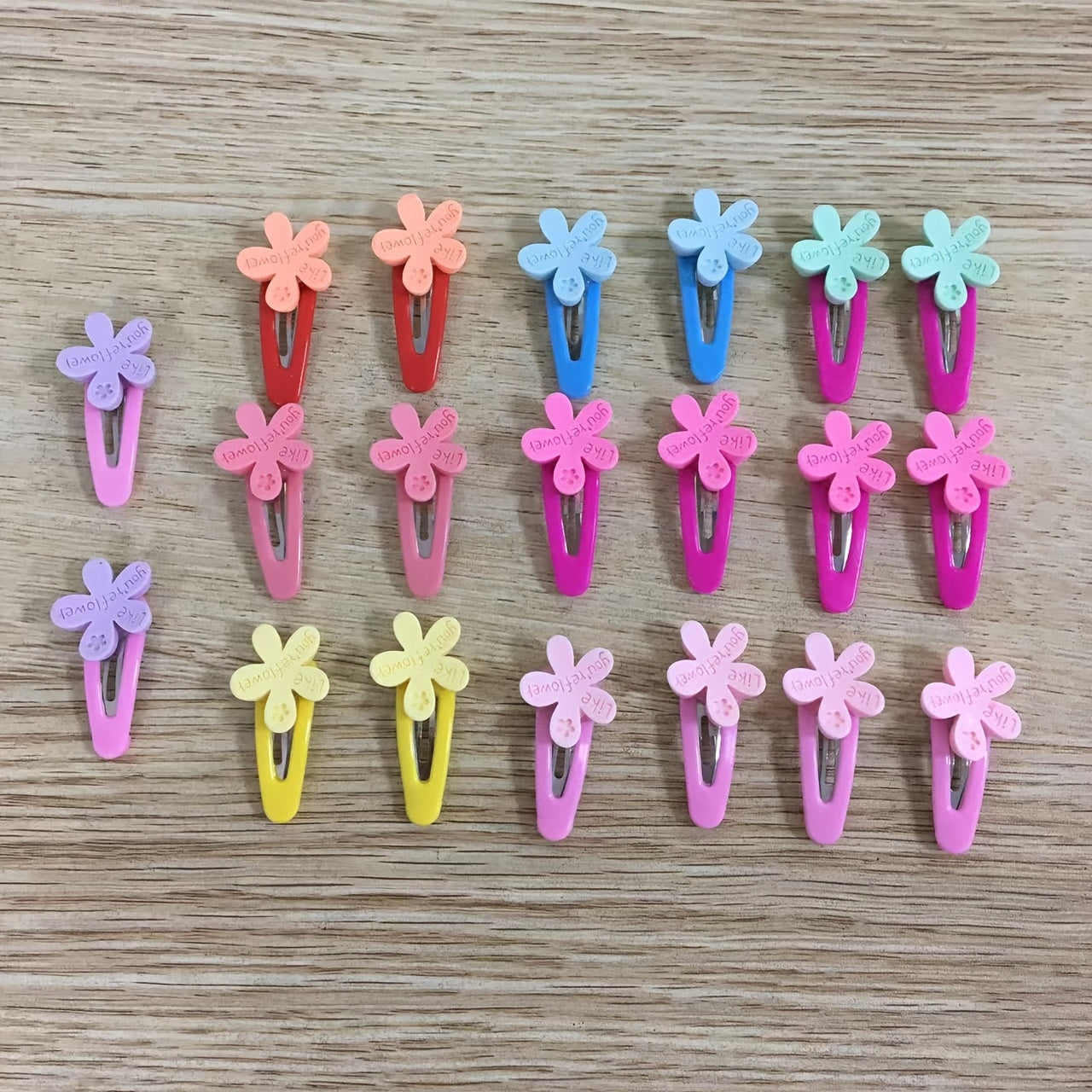 20pcs Kids Flower Hair Clips Hair Accessories