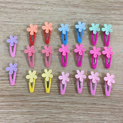 20pcs Kids Flower Hair Clips Hair Accessories