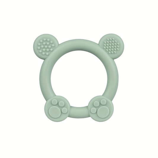 Silicone Baby Teether Animal Shapes Multifunctional Sensory Textures