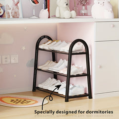 1pc Sturdy Shoe Rack Niche Storage Rack for Bedrooms Corridors Balconies
