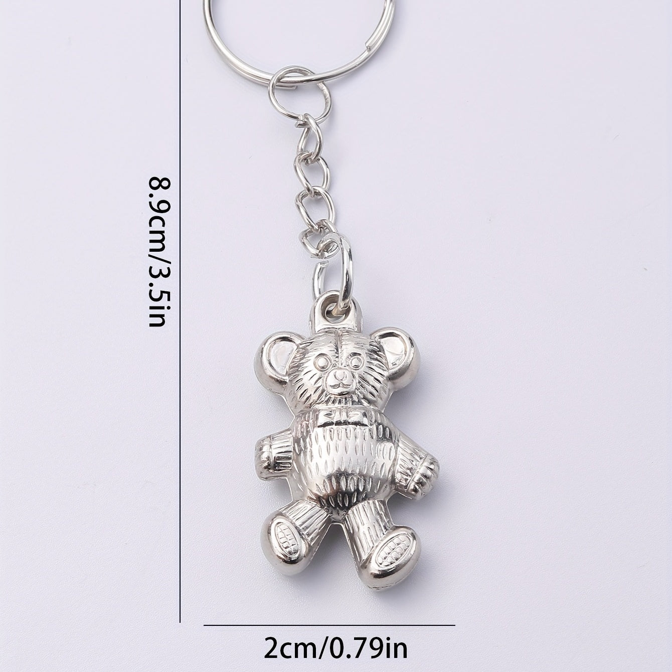 Bear Keychain for Men - Worker Bear Keychain