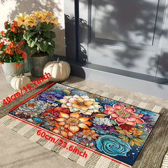 Creative Flower Door Mat Non-slip Indoor Rug Living Room Bedroom Entrance
