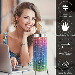 20oz Stainless Steel Tumbler Sparkle Water Cup