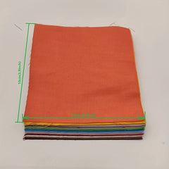 30pcs Cotton Patchwork Fabric Solid Precut For Sewing Quilting Crafting