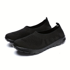 Women's Lightweight Walking Shoes Low Top Sport Flat Shoes