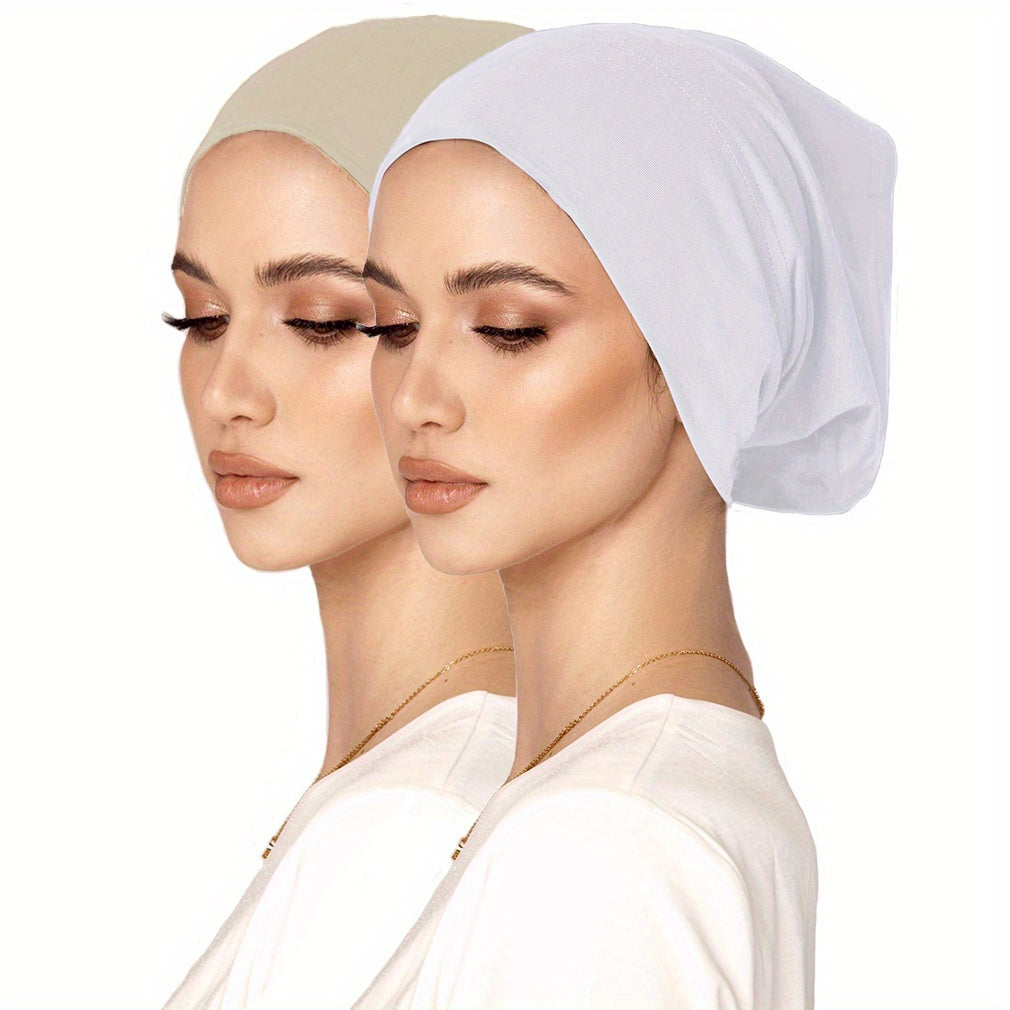 Breathable Pullover Hat Bandana Solid Headkerchief Sunscreen Cap Headband