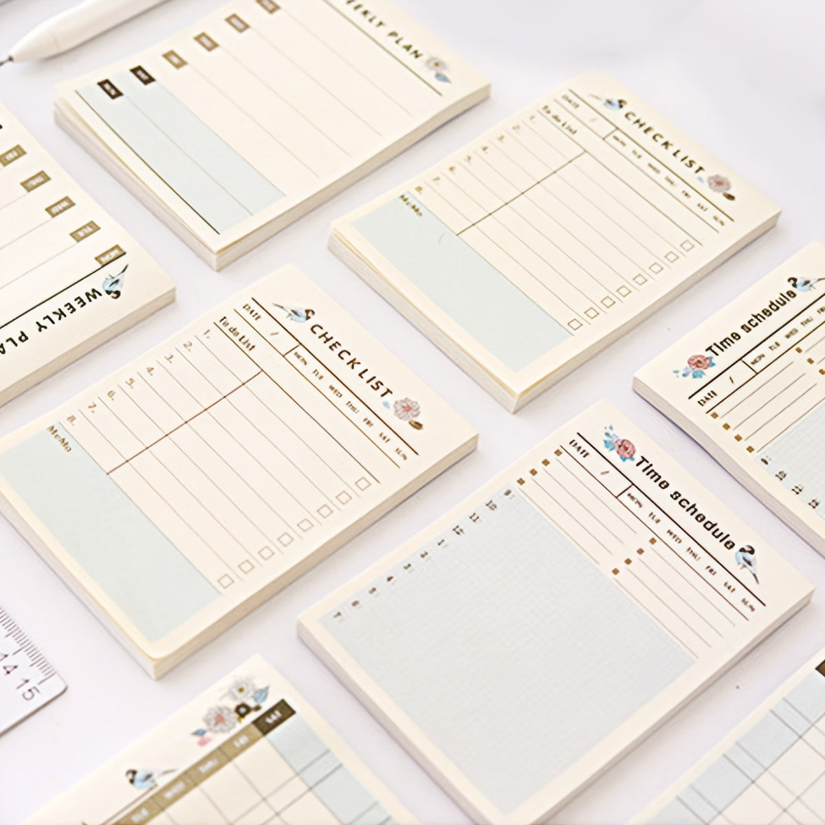 60 Sheet Portable Planner Stay Organized and On Track Daily Schedule