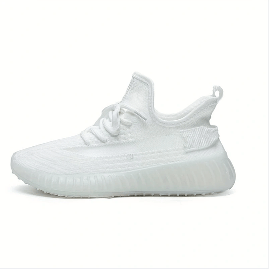 Women's Lightweight Knit Sports Shoes Breathable Running Tennis Low Top Sneakers
