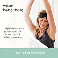 3D Contoured Sleep Eye Mask for Sleeping Travel Nap